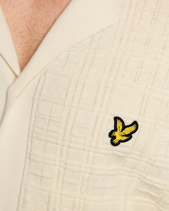 Revere-kraag Gebreid Resort Shirt - Image 6