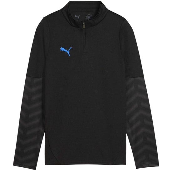 Puma Kinder-top met kwartritssluiting van drillstof (ZWART/BLAUW) - Image 2