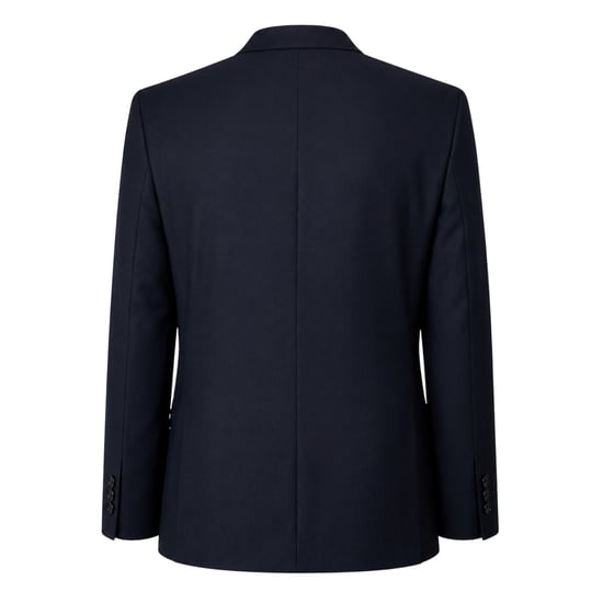 Hugo Boss Herenblazer van wol met reverskraag (Donkerblauw) - Image 2