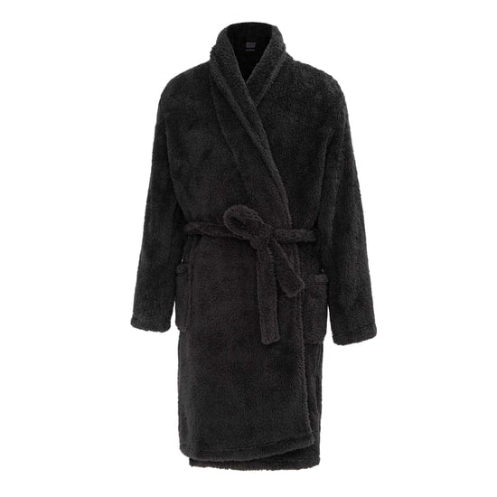 Howick Herenbadjas van pluche fleece met lange mouwen (Zwart) - Image 1