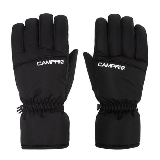 Campri Skihandschoenen met logo heren (Zwart) - Image 1