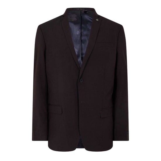 Ted Baker Heren Effen Enkele Breasted Blazer (Bordeaux) - Image 1