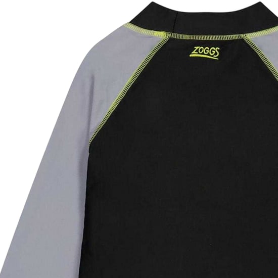 Zoggs Batman-zwemshirt met lange mouwen voor kinderen (Zwart) - Image 3