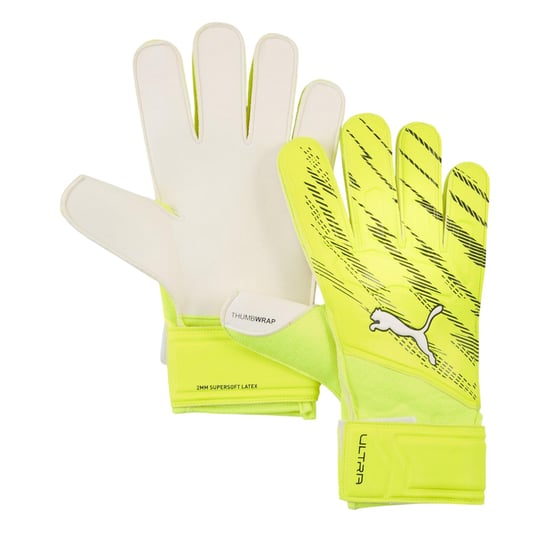 Puma Ultra Play Neon-keepershandschoenen voor kinderen (Kalk/zwart) - Image 1