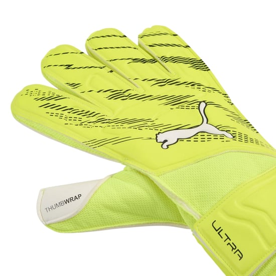 Puma Ultra Play Neon-keepershandschoenen voor kinderen (Kalk/zwart) - Image 2