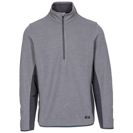 Trespass Heren Wotterham Mock Neck Lange Mouwen Top (Stormgrijs) - Image 2