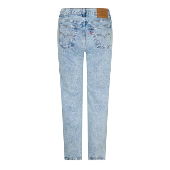 Levis Denim-jeans met middelhoge taille en recht model voor dames (Lichtblauw) - Image 2
