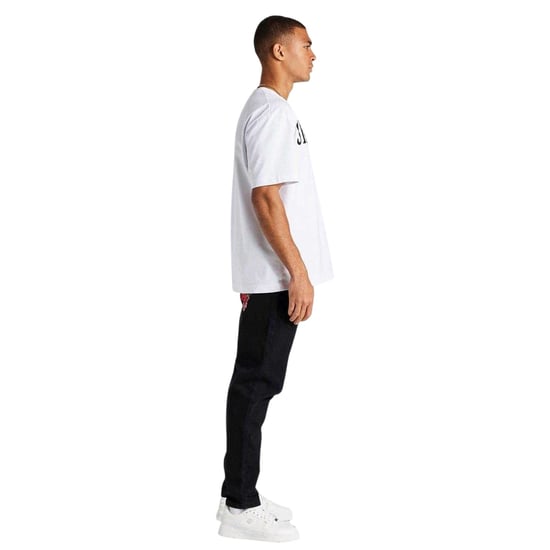 SikSilk Herenjeans van St Jean met bloemenborduursel, regular fit (Zwart) - Image 3