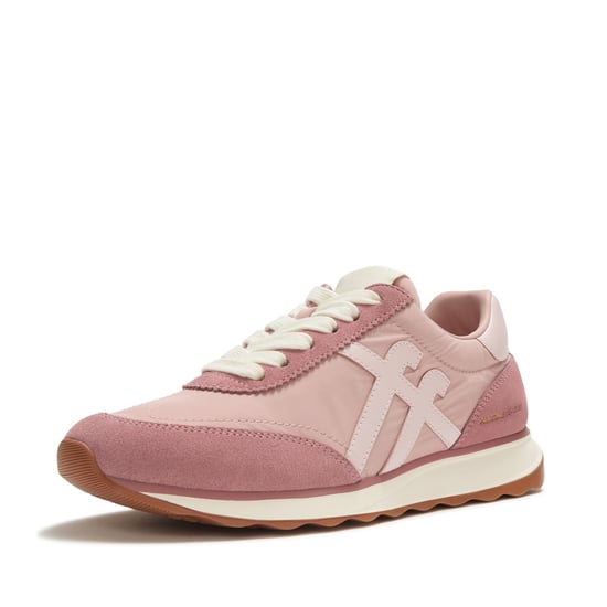 FitFlop X Pantone Retro-Q Suède Dames Roze Sneakers - Image 3