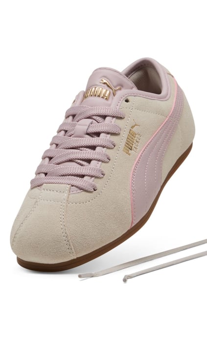 Puma Tackle Suede Dames Trainers Silver Fog/Misty Pink - Image 6