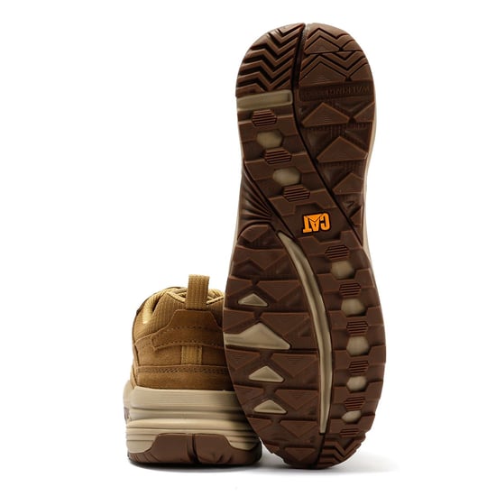 Caterpillar Grapple Suede Heren Butternut Sneakers - Image 4