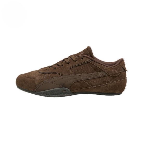 Puma Bella Mina Suède Dames Chocolade Sneakers - Image 3