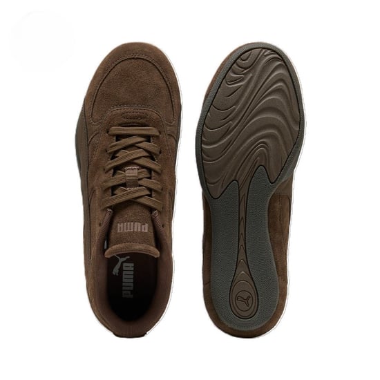 Puma Bella Mina Suède Dames Chocolade Sneakers - Image 5