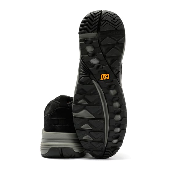 Caterpillar Grip Suede Heren Zwarte Sneakers - Image 4