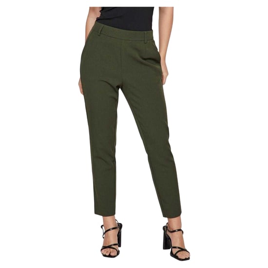 Vila Vivarone slanke broek voor dames (Kombu Groen) - Image 1