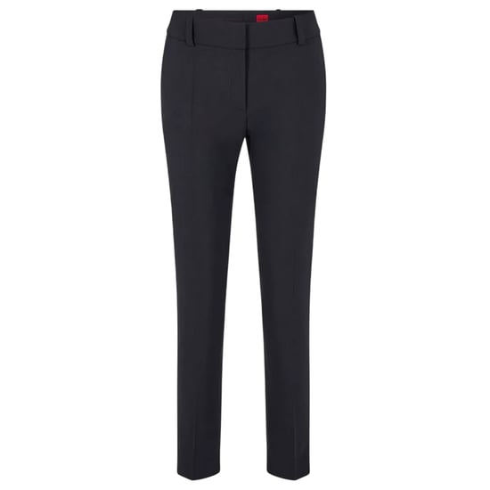 Hugo Hetana rechte broek voor dames (Donkerblauw) - Image 2