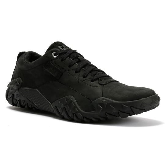 Caterpillar Gridlock Lo Tumbled Nubuck Heren Zwarte Veterschoenen - Image 2
