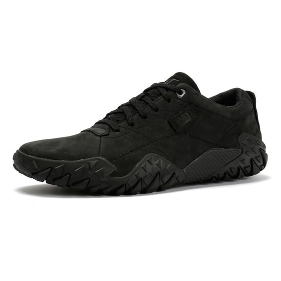 Caterpillar Gridlock Lo Tumbled Nubuck Heren Zwarte Veterschoenen - Image 3