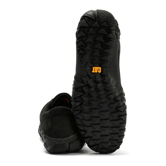 Caterpillar Gridlock Lo Tumbled Nubuck Heren Zwarte Veterschoenen - Image 4