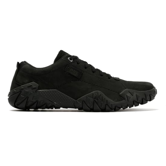 Caterpillar Gridlock Lo Tumbled Nubuck Heren Zwarte Veterschoenen - Image 5