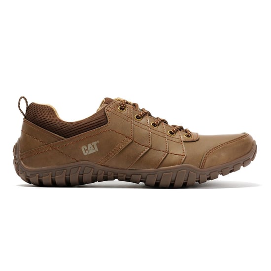 Caterpillar Instruct Suede Men's Dark Beige Lace-Up Shoes - Image 5