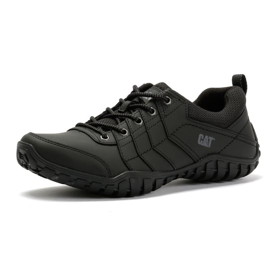 Caterpillar Instruct Suede Men's Black Lace-Up Shoes - Image 3
