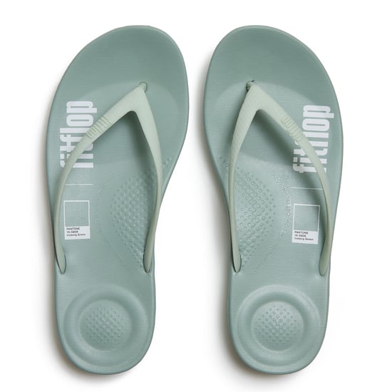 FitFlop X Pantone Iqushion Dames Flip-Flops in Iceberg Groen - Image 4