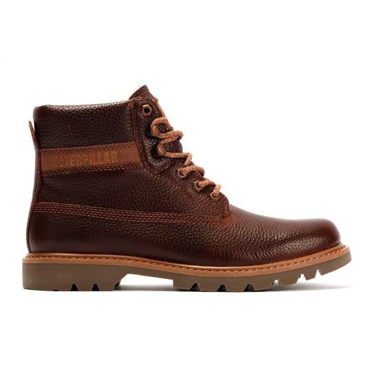 Caterpillar Colorado 2.0 Lederen Herenschoenen Glanzend Gember Boots - Image 5