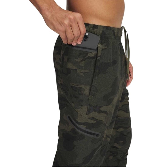 Under Armour Unstoppable geweven gevechtsbroek voor heren (Groene Camo) - Image 4