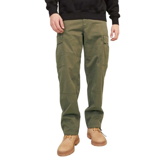 Jack And Jones Losse cargobroeken voor heren (Stoffige Olijf) - Image 1