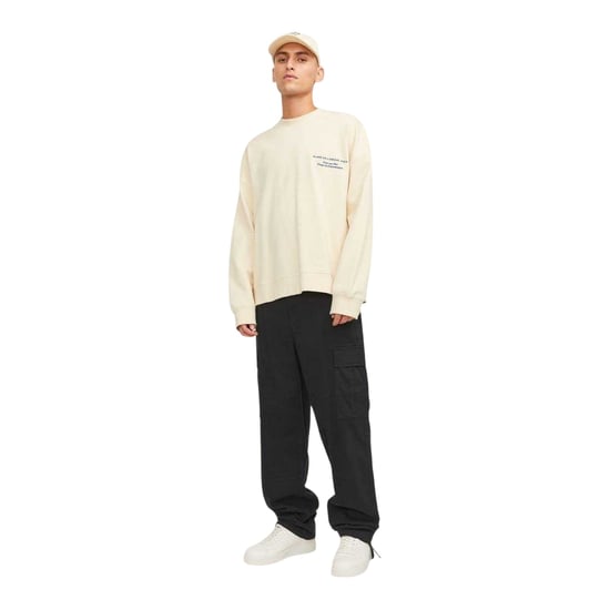 Jack And Jones Losse cargobroeken voor heren (Zwart) - Image 1