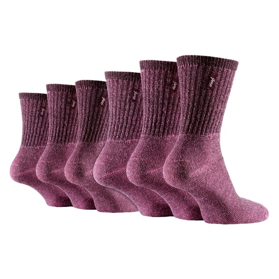 6 Paar Dames Katoenrijke Boten Sokken | Ademende Vintage Wandelsokken - Image 1