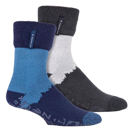 2 Paar Heren Thermische Bedd socks | Zachte Warme Gezellige Winter Lounge Sokken - Image 1
