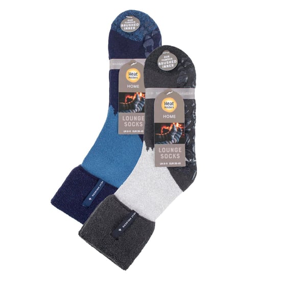 2 Paar Heren Thermische Bedd socks | Zachte Warme Gezellige Winter Lounge Sokken - Image 2