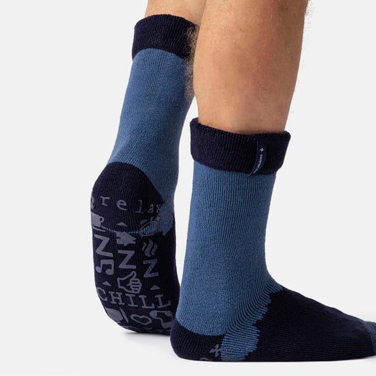 2 Paar Heren Thermische Bedd socks | Zachte Warme Gezellige Winter Lounge Sokken - Image 3