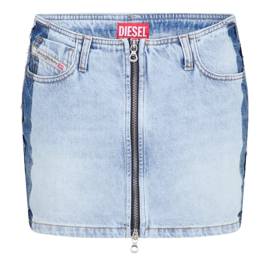Diesel Ron S4 A-lijn minirok voor dames (normaal model) (Blauwe Denim) - Image 1