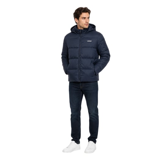 Nautica Heren Paul Regular Puffer Jas (Marineblauw) - Image 4