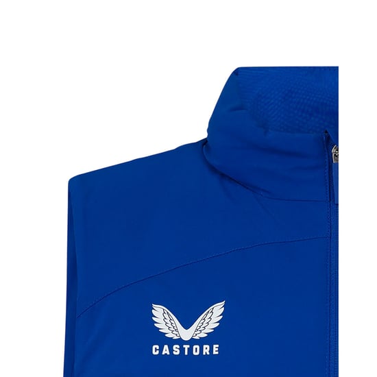 Castore Heren Rangers FC Gevoerde Paneel Gilet (Blauw/Wit) - Image 3