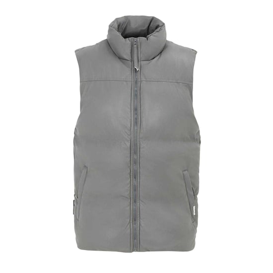 Firetrap Herenvest met PU-vulling (Donkergrijs) - Image 1
