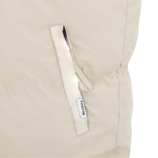 Firetrap Herenvest met PU-vulling (Wit) - Image 3