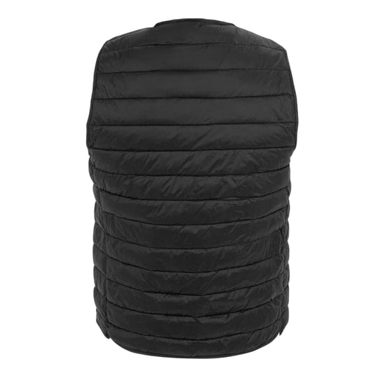 Firetrap Gewatteerd heren gilet met logo (Zwart) - Image 2
