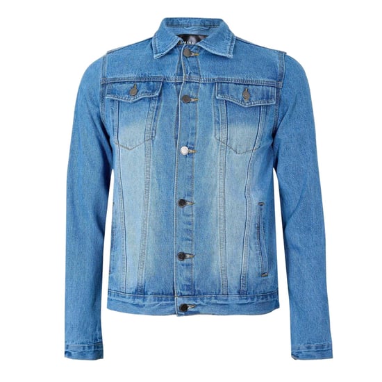 Criminal Damage Heren denim jasje (Blauw) - Image 1