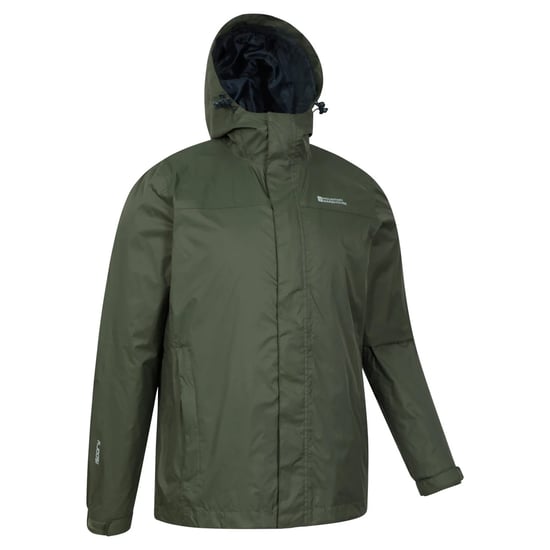 Mountain Warehouse Torrent Waterdichte Jas voor heren (Donkere Khaki) - Image 4