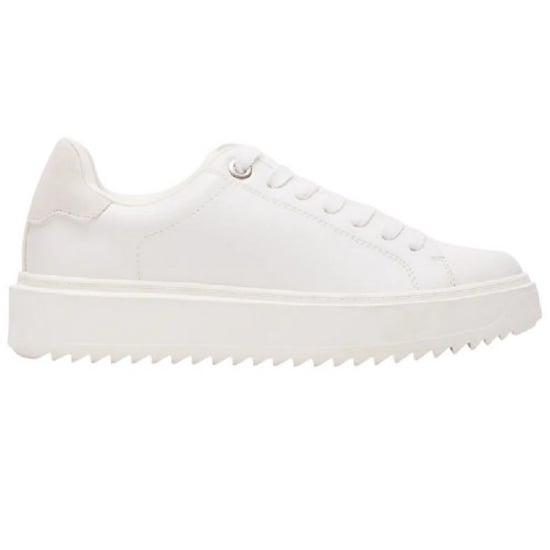 Steve Madden Dames Catcher 2.0 Canvas Sneakers (Wit) - Image 1