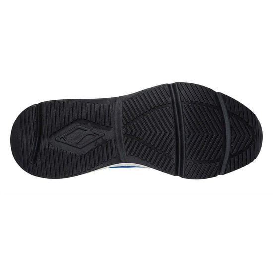 Skechers Heren-sportschoenen met overlay (Wit/blauw) - Image 4