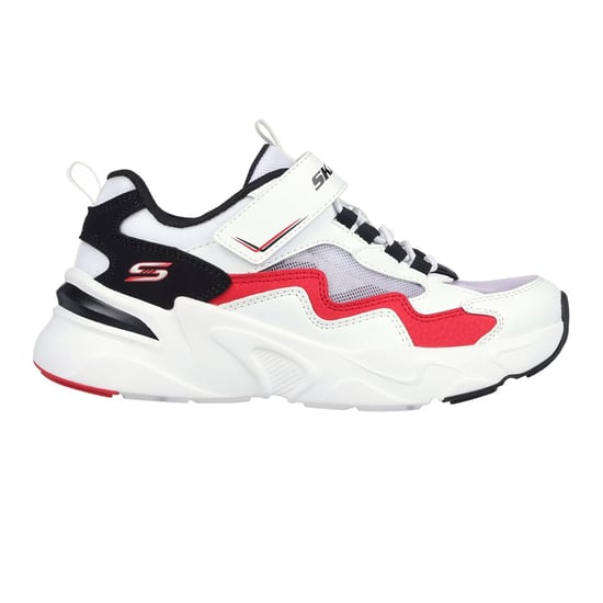 Skechers Bobsbamina-sportschoenen voor kinderen (Wit, Rood, Zwart) - Image 1
