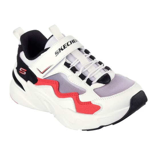 Skechers Bobsbamina-sportschoenen voor kinderen (Wit, Rood, Zwart) - Image 5