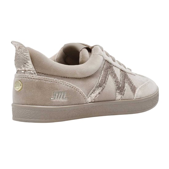 Steve Madden Dames Metallic Suède Sneakers (Paddestoel) - Image 4