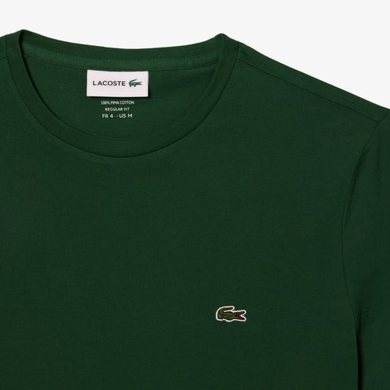 Lacoste Men's Crew Neck T-shirt in Dark Green - Image 2
