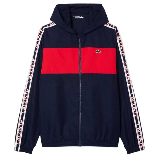 Lacoste Heren Kleurblok Logo Tennisjack (Marine) - Image 2